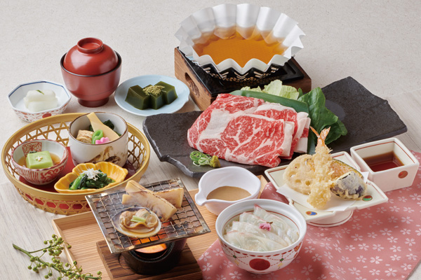 かごの屋 春の味覚コース