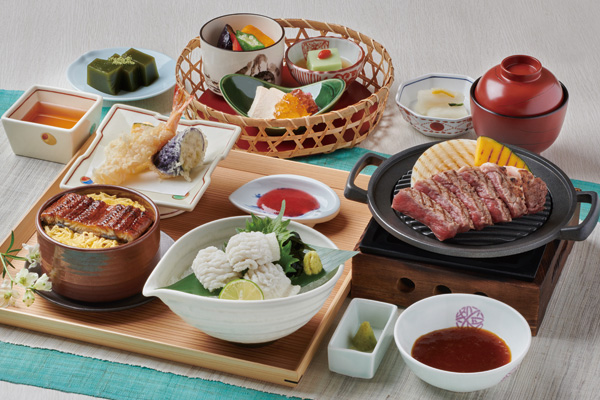 かごの屋 夏の味覚コース