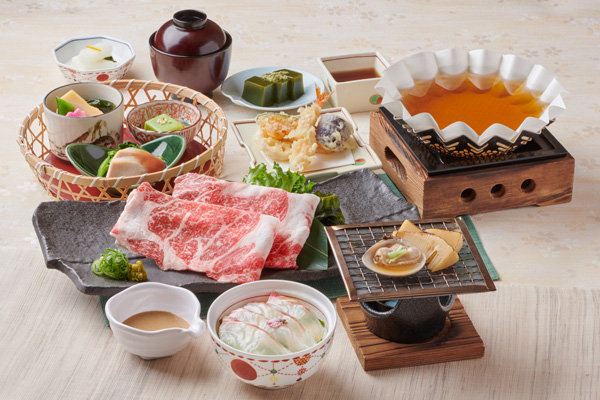 かごの屋 春の味覚コース