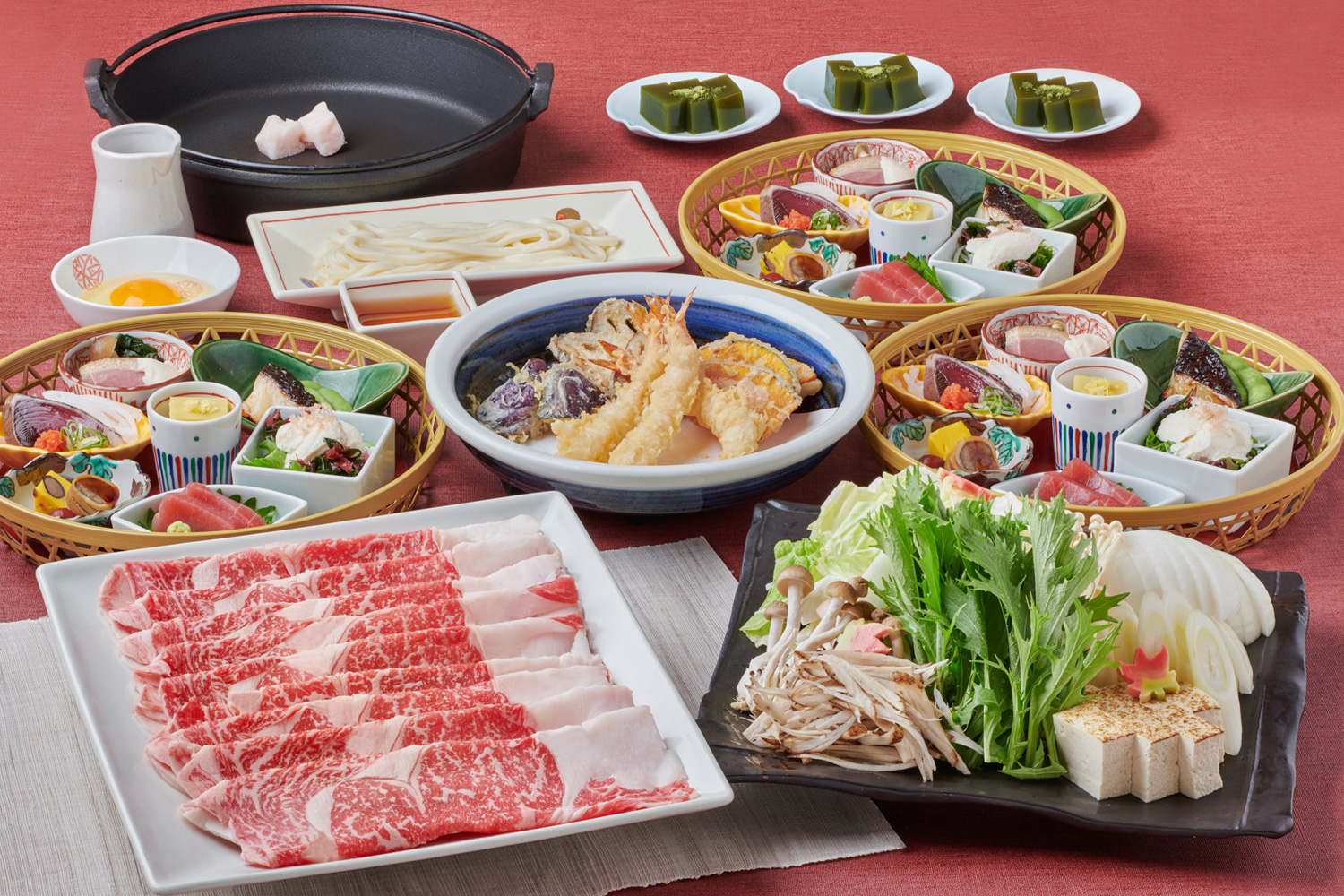 かごの屋 お祝い すき焼きコース