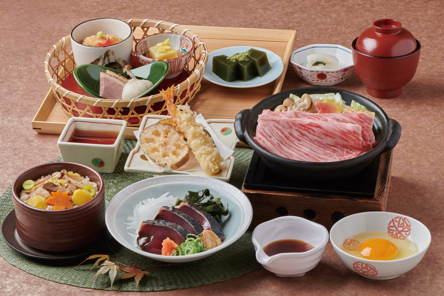 かごの屋 秋の味覚コース